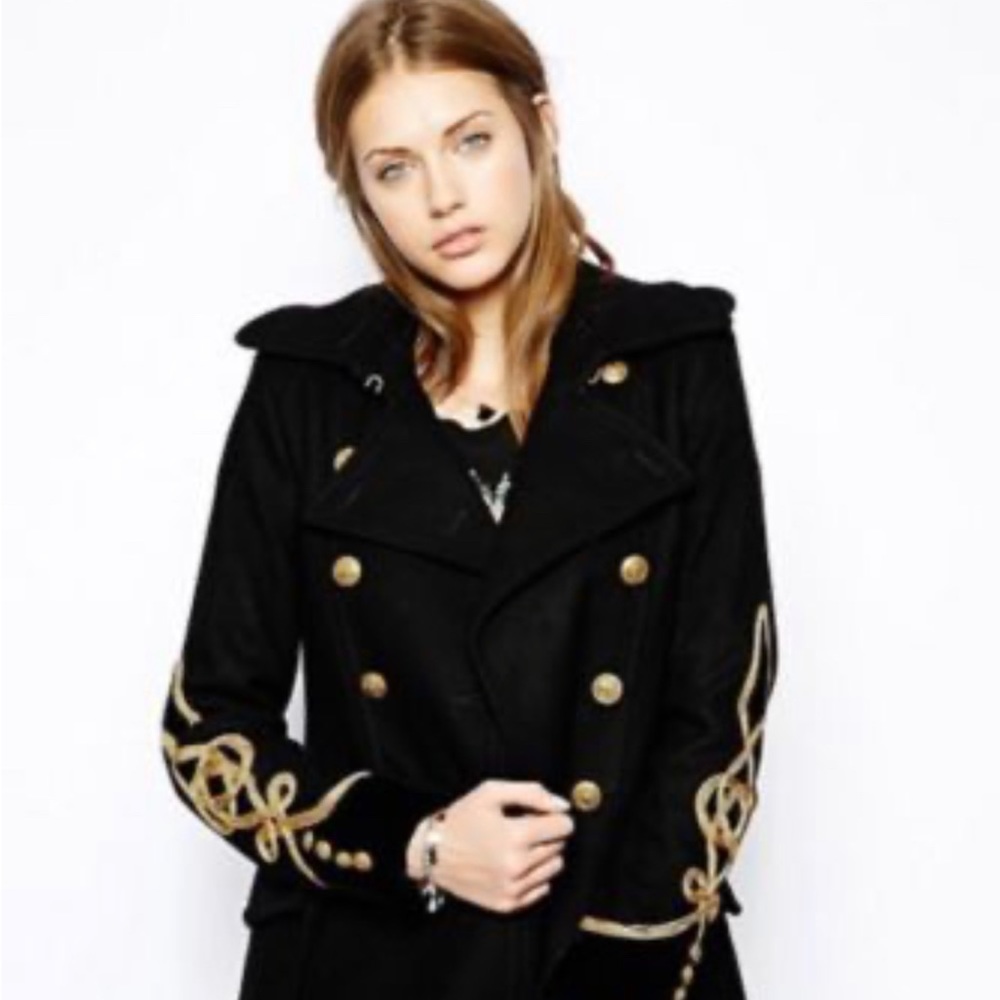 Denim & Supply Ralph Lauren double breasted military maxi coat